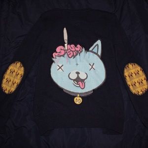 Dropdead kitty brainz cardigan